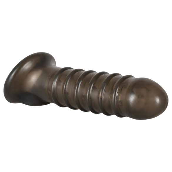 Rebel - prodloužení penisu s žebrováním - šedá