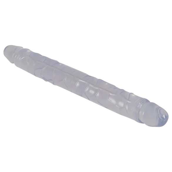 Křišťálové dvojité dildo (34cm)