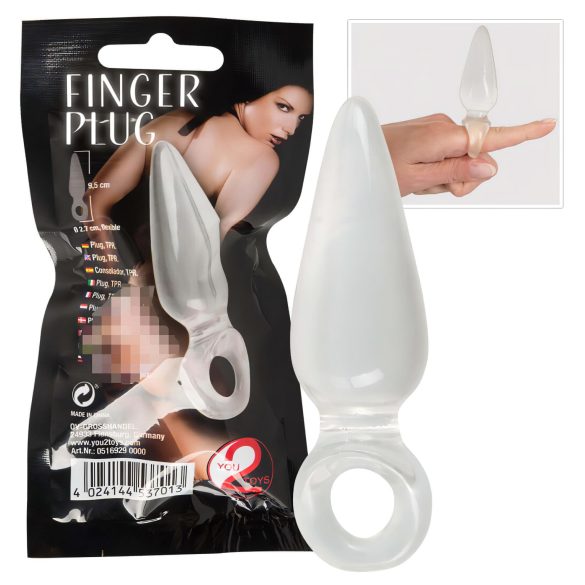 You2Toys - Průhledný anální prst plug