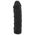 You2Toys - silikonový připínací dildo - černé