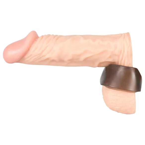 You2Toys - erekční kroužek na penis a varlata - sada - šedá