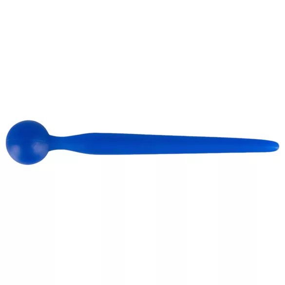 Dilator Sperm Stopper - dilatátor s kuličkou - silikonový - modrý