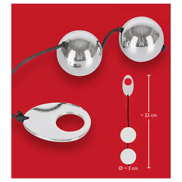 Bad Kitty - venušiny kuličky - stříbrné