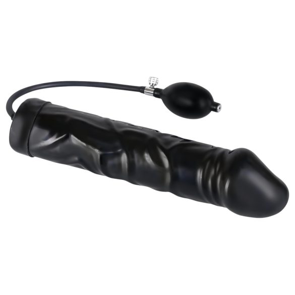 You2Toys - latexový nafukovací anální kolík - velký (černý)