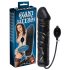 You2Toys - latexový nafukovací anální kolík - velký (černý)