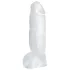 Křišťálově čistý - velké dildo - průhledný