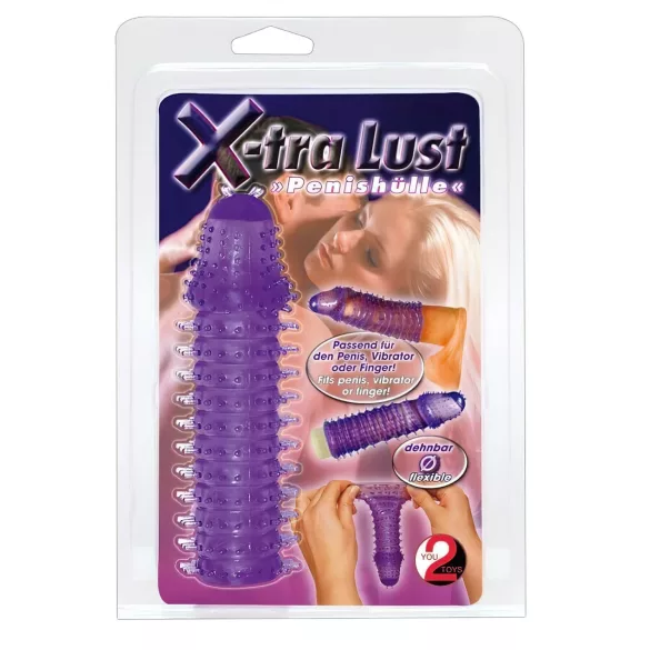 You2Toys - návlek na penis - flexibilní - fialový