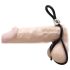 You2Toys - Tripla, nastavitelný kroužek na penis a varlata (černá)