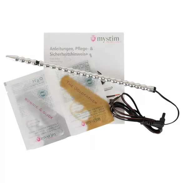 mystim Tickleberry Finn - elektro dilatátor s kuličkami