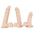 Evropský milenec - střední varlatový dildo (přírodní)