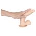 Evropský milenec - střední varlatový dildo (přírodní)