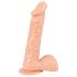 Evropský milenec - realistické dildo velké (přírodní)