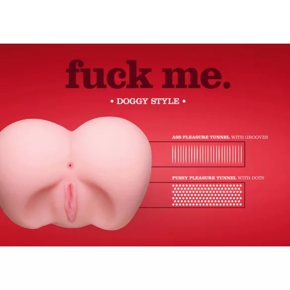 You2Toys - realistický masturbátor ve tvaru zadečku - tělová barva
