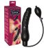 You2Toys - latexová nafukovací anální roztahovačka - černá (velká)