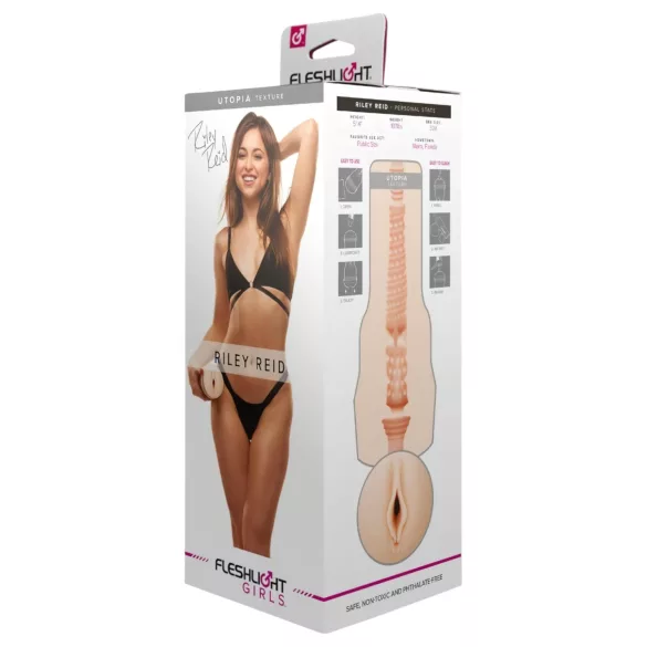 Fleshlight - masturbátor vagina - Riley Reid Utopia - realistický silikon