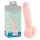 Medical - dildo z lékařského silikonu 18 cm - tělová