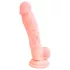 You2Toys - Medical - lékařský silikonový dildo - přírodní (18 cm)