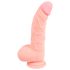 Lékařský silikonový dildo (20 cm) - přirozený