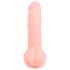Lékařský silikonový dildo (20 cm) - přirozený