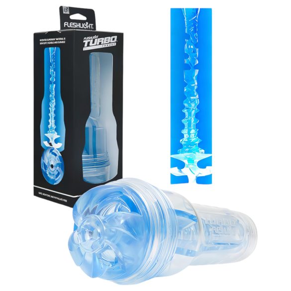 Fleshlight Turbo Thrust - pánský masturbátor sání - modrá