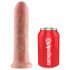 King Cock Strap-on 8 - připínací dildo - přírodní