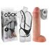 King Cock strap-on - dutá hračka s postrojem (28 cm)