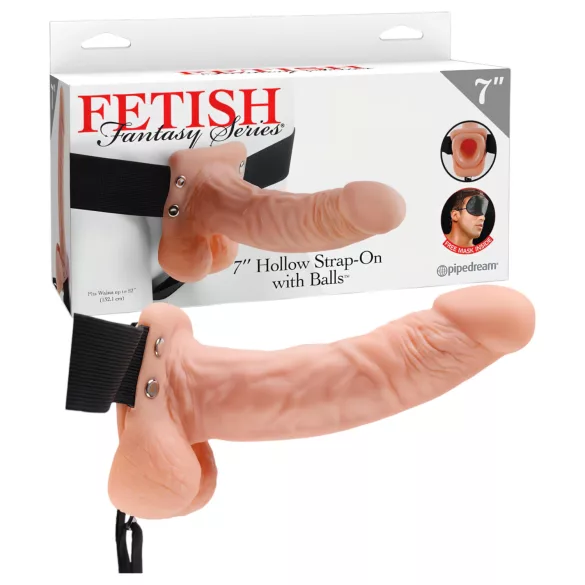 Fetish Strap-on 7 - nasazovací dildo - realistický tvar - tělová barva