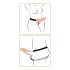 Fetish Strap-on 9 - připínací dildo (přírodní)