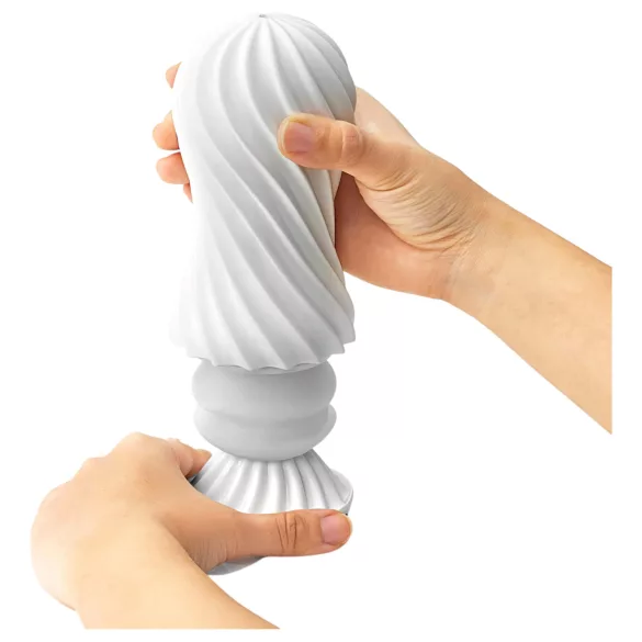 TENGA Flex - masturbátor pro muže - bílý