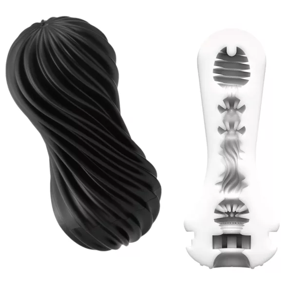 TENGA Flex - masturbátor - černý