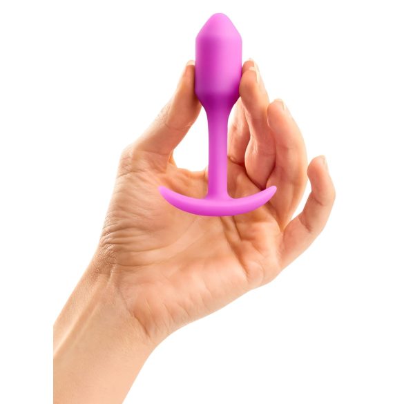 b-vibe - anální kolík se závažím 55 g - růžový