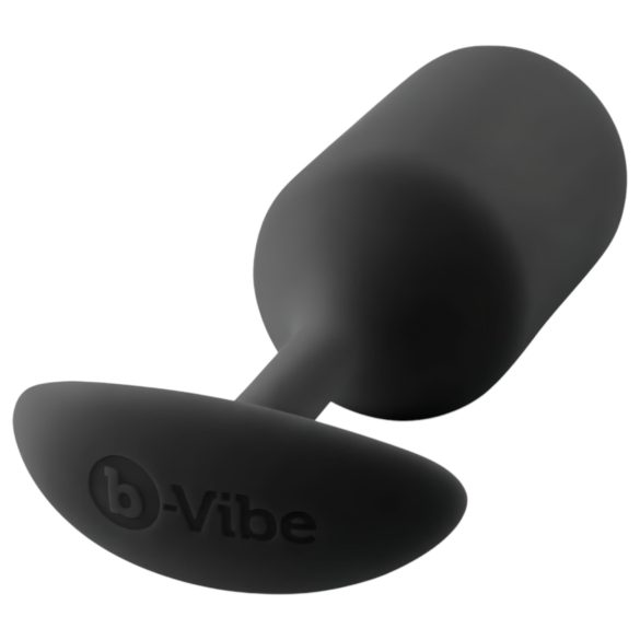 b-vibe - anální kolík s dvojitou kuličkou - 180g - černý