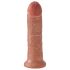 King Cock 8 dildo (20 cm) - tmavý přírodní