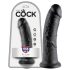 King Cock - realistický dildo 20 cm - černé