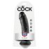 King Cock - realistický dildo 20 cm - černé
