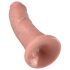 King Cock 8 dildo (20 cm) - přírodní