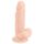 Nature Skin - přilnavý realistický dildo - přírodní (malý)