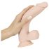 Nature Skin - realistické dildo s přísavkou - přírodní (střední)