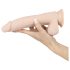 Nature Skin - realistické dildo s přísavkou - přírodní (střední)
