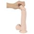 Nature Skin - realistické dildo s přísavkou - přírodní (střední)
