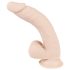 Nature Skin - realistické dildo s přísavkou - přírodní (střední)