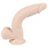 Nature Skin - realistické dildo s přísavkou - přírodní (střední)