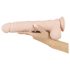 Nature Skin - realistický přísavný dildo - přírodní (velký)