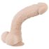 Nature Skin - realistický přísavný dildo - přírodní (velký)