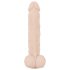 Nature Skin - realistický přísavný dildo - přírodní (velký)