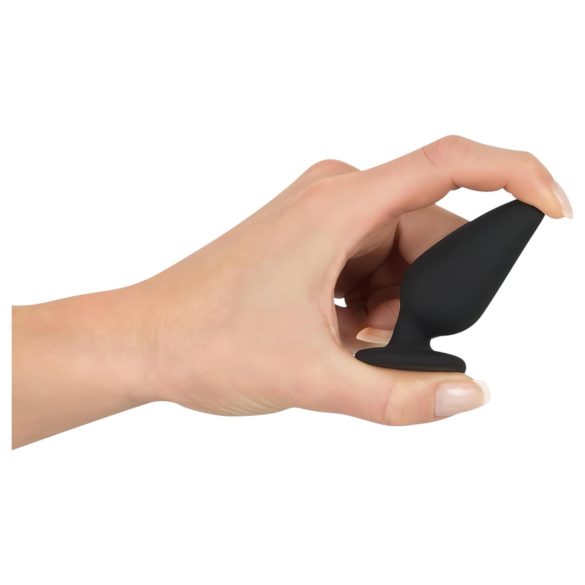 Black Velvets - anální kolík těžký 40g - silikon černý