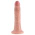 King Cock 7 dildo (18 cm) - přírodní