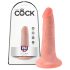 King Cock 5 dildo (13 cm) - přírodní