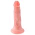 King Cock 5 dildo (13 cm) - přírodní