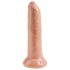King Cock 9 - realistické dildo (23 cm) - přírodní